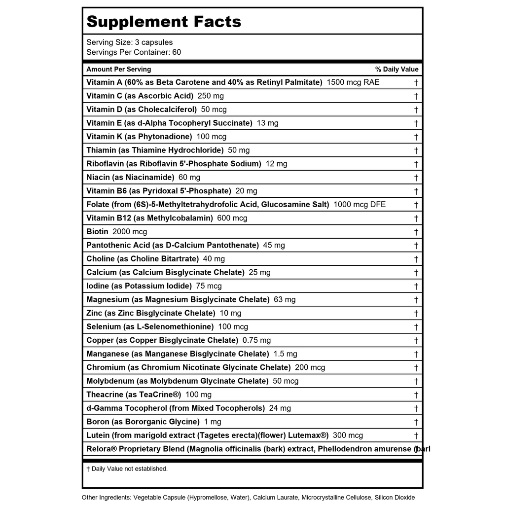 LifeTime Vitamins - Calm & Calmer - 60 Capsules Contains Magnolia Bark