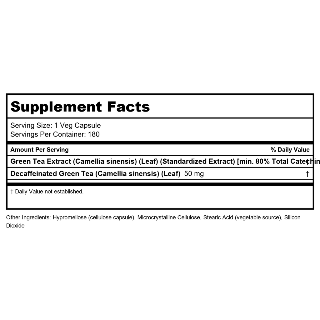 LuckyVitamin EGCG 400mg 180 Vcaps