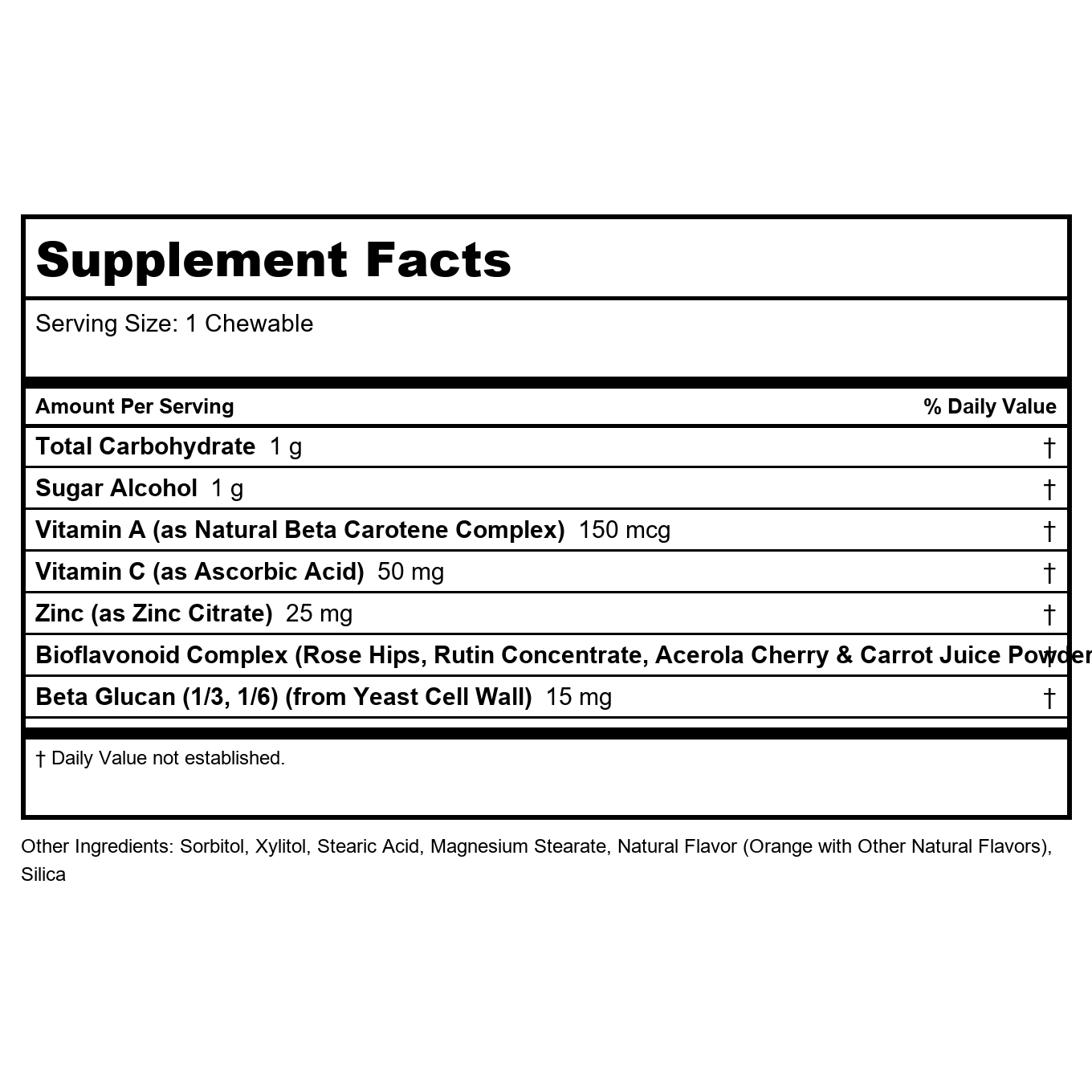 Kal - Dinosaurs Immuno-Raptor Immune Support For Kids Orange - 60 Chewables