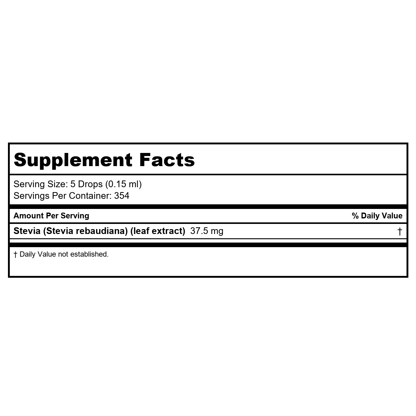 Kal - Sure Stevia Extract Powder - 3.5 oz.