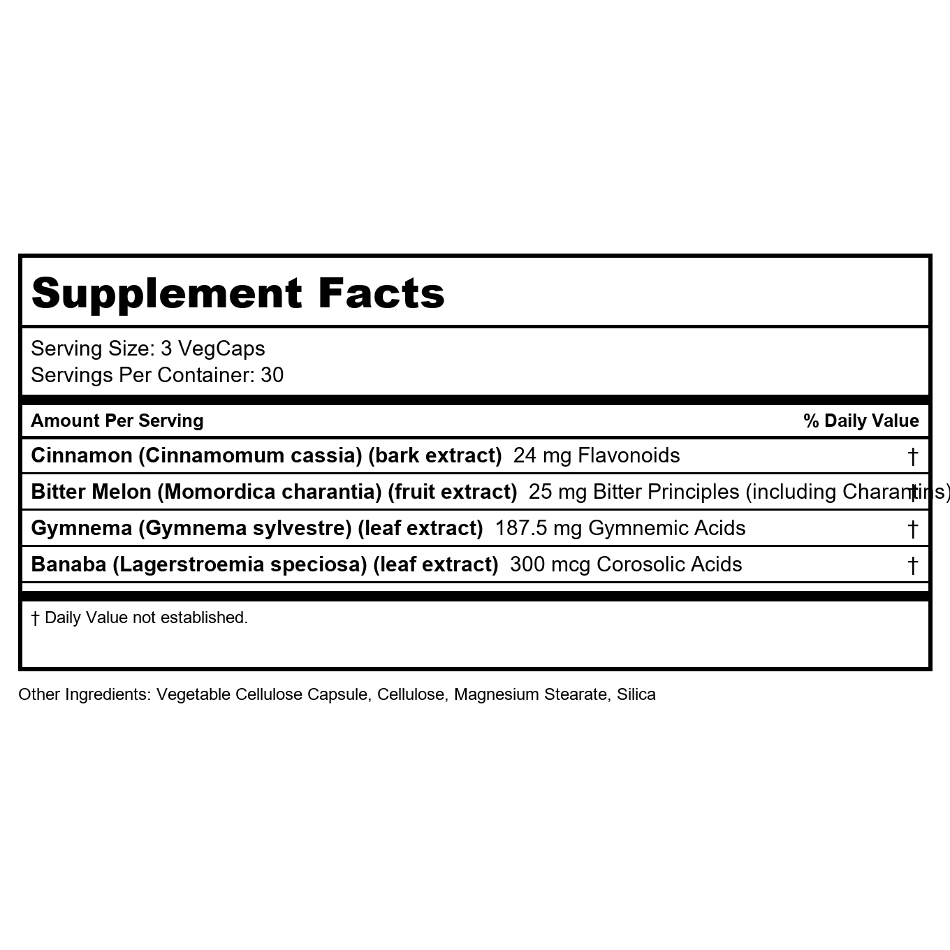 Solaray - Blood Glucose Success - 90 Vegetarian Capsules -