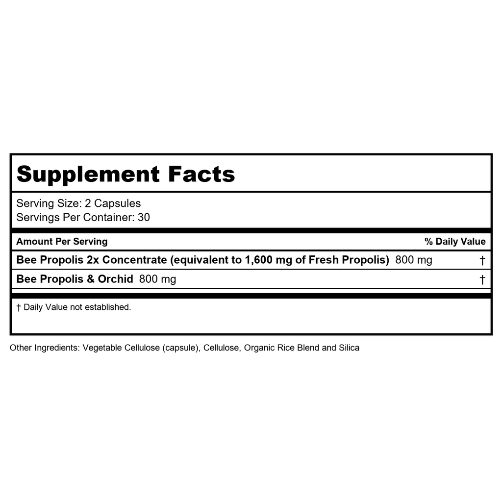 Honey Gardens - Premier One Bee Propolis for Immune Support - 60 Capsules