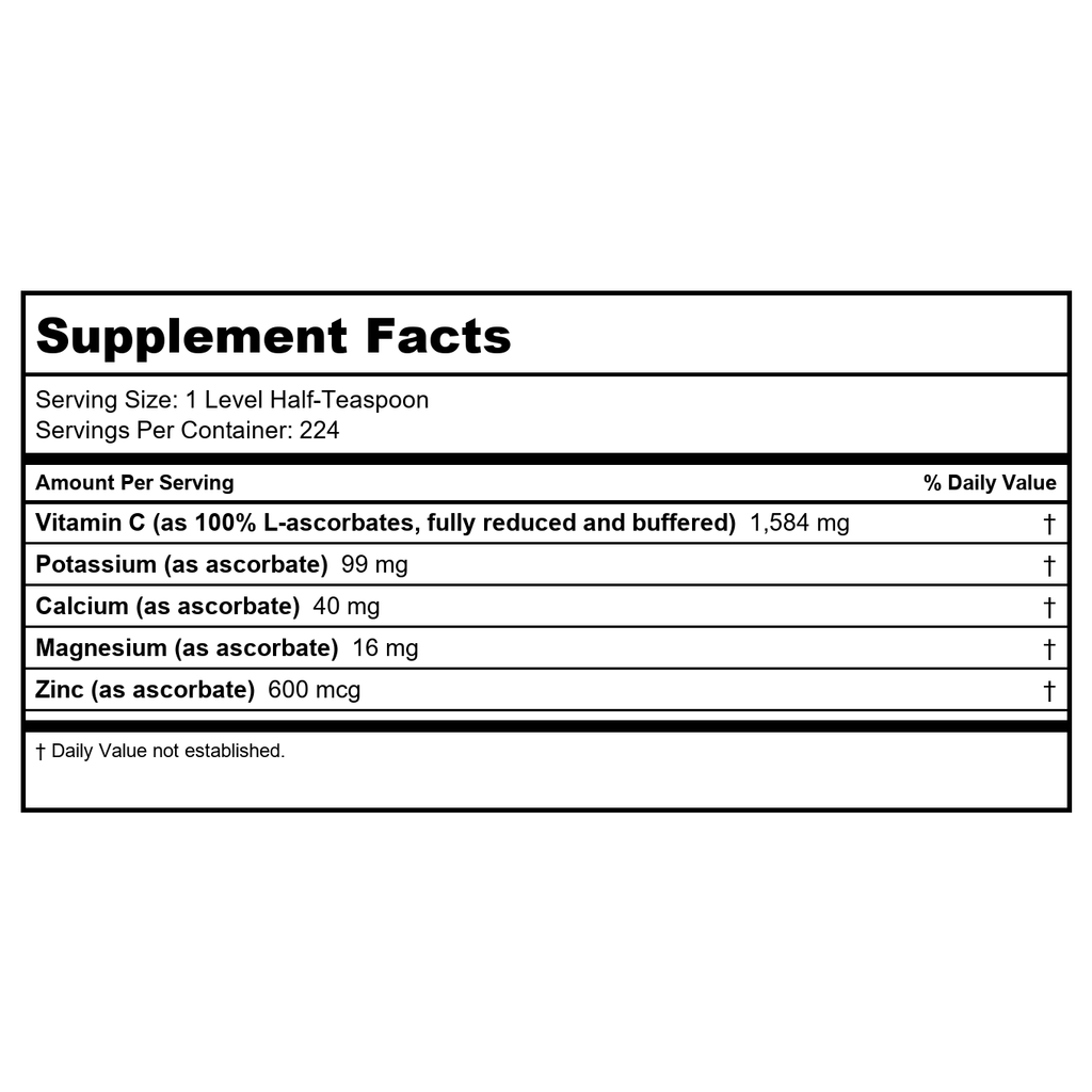 Perque - Potent C Guard Buffered Ascorbate Powder - 16 oz.