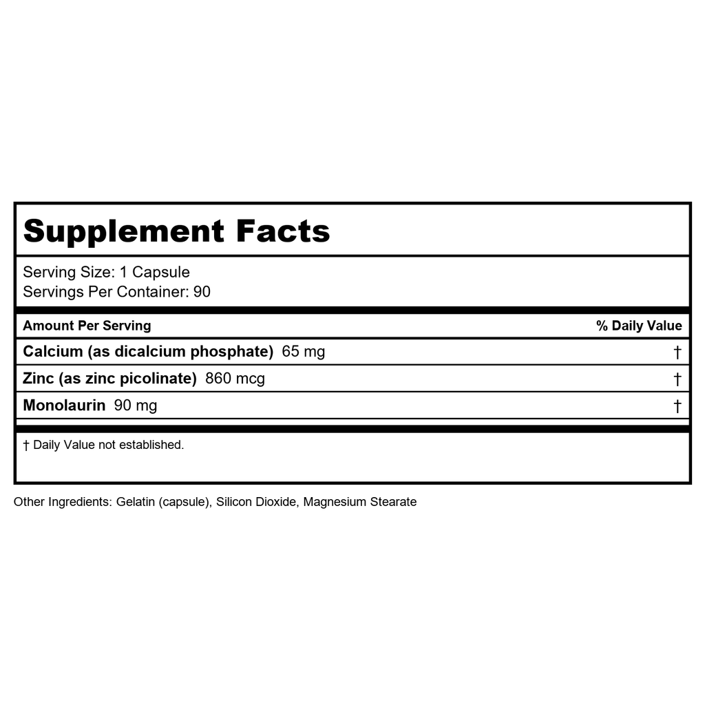 Ecological Formulas Viricidin 90 Capsules