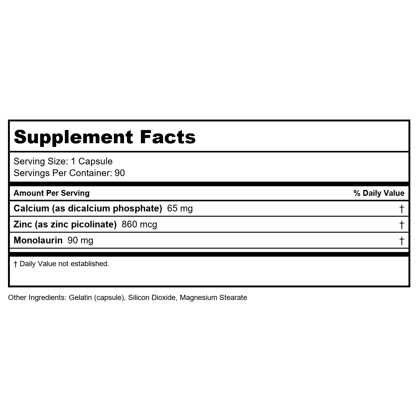 Ecological Formulas Viricidin 90 Capsules