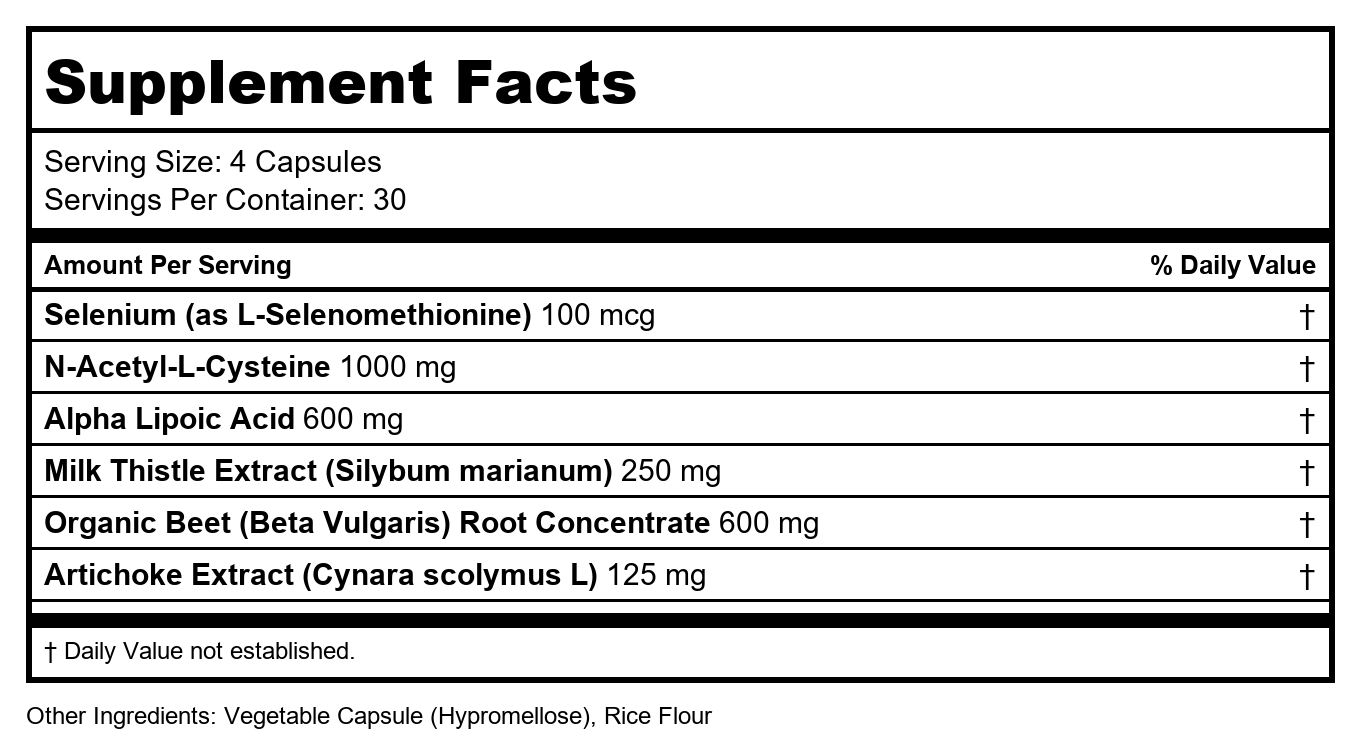 Divine Health - Liver Detox - 42 Capsules