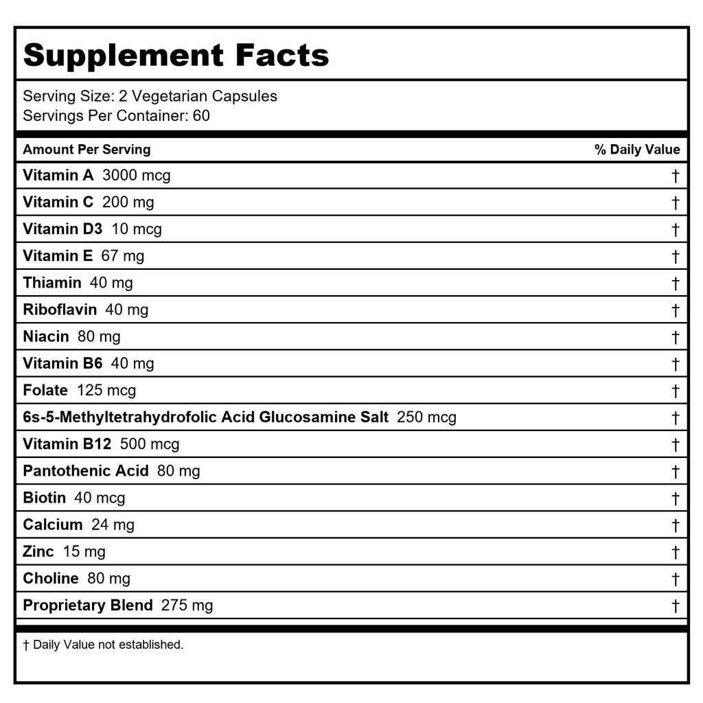 Michael's Naturopathic Programs - Teen Boys Caps Daily Multi Vitamin - 120 Vegetarian Capsules