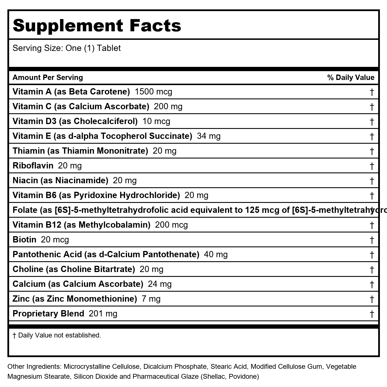 Michael's Naturopathic Programs - Pre-Teen Boys Daily Multi-Vitamin - 60 Vegetarian Tablets