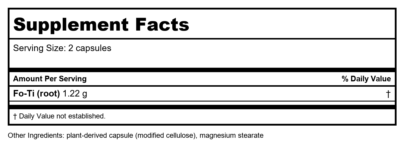 Nature's Answer - Fo-Ti Root - 2 fl. oz.