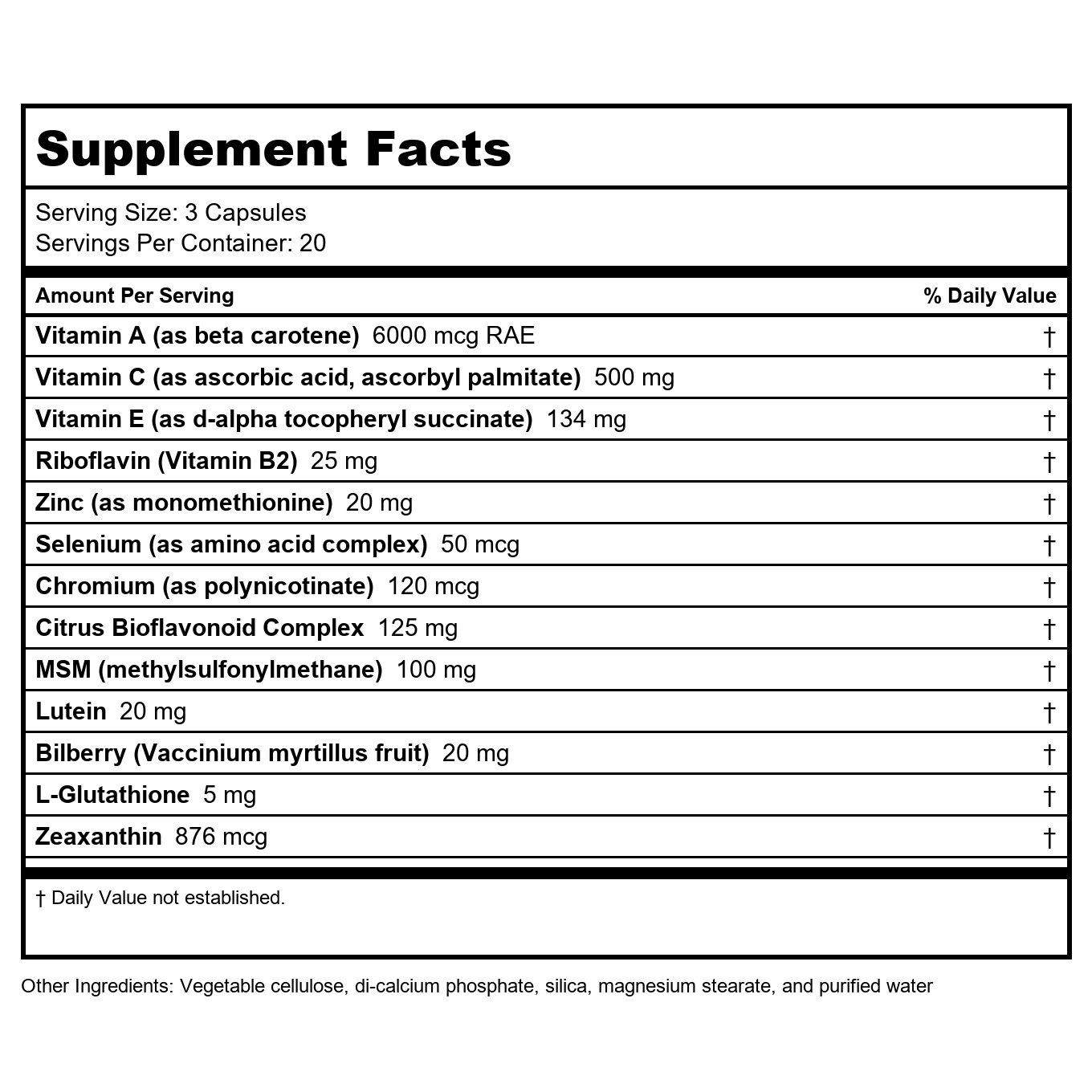 Natures Plus - Advanced Therapeutics Lutein Rx Eye - 60 Vegetable Capsule(s)