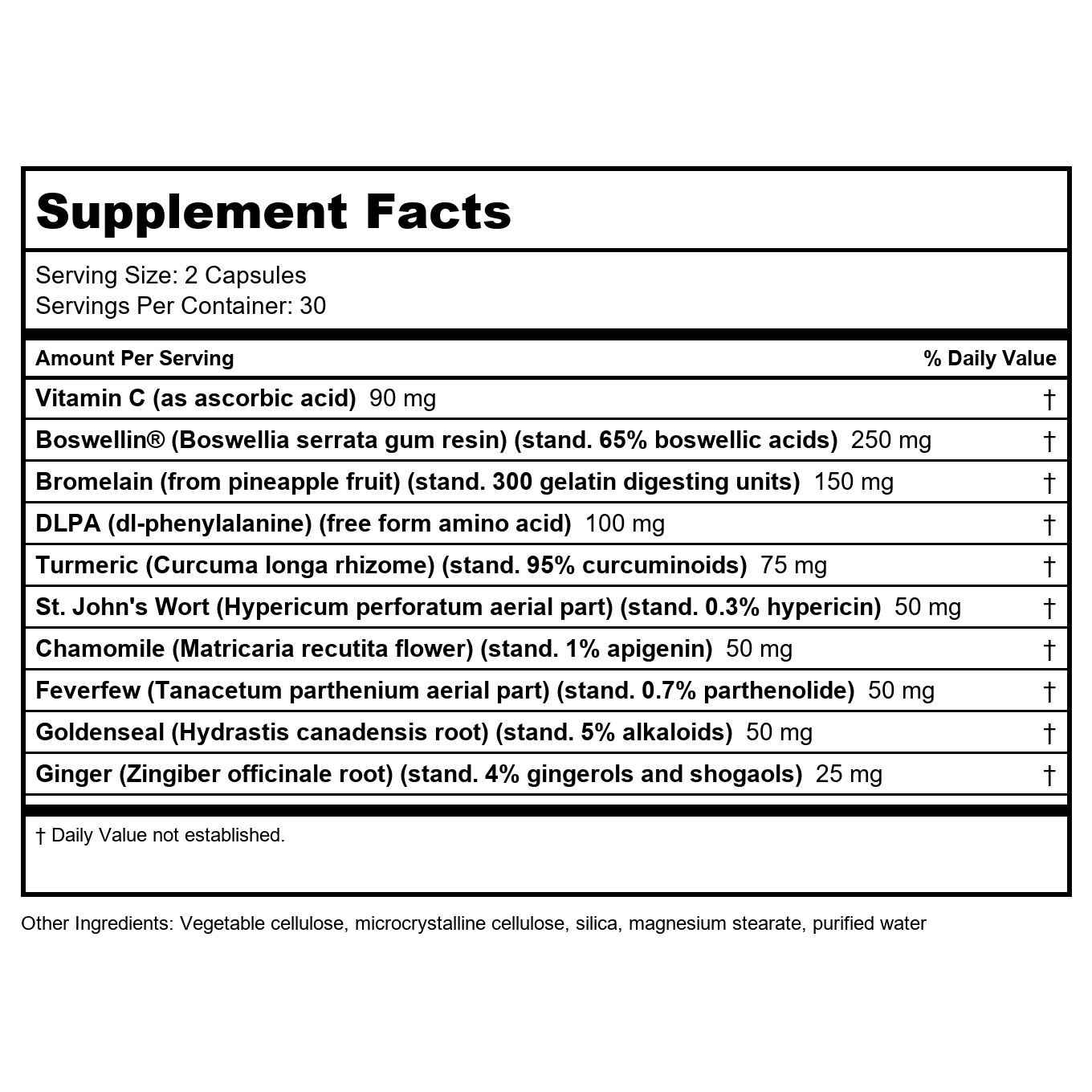 Natures Plus - Herbal Actives InflamActin - 60 Vegetarian Capsules