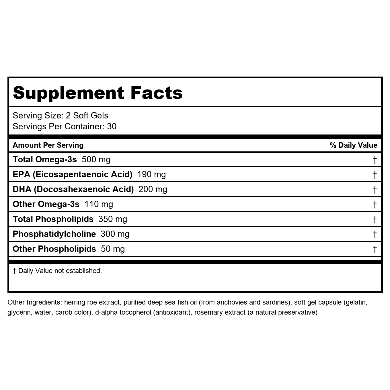 Nordic Naturals - Omega-3 Phospholipids 650 mg. - 60 Softgels