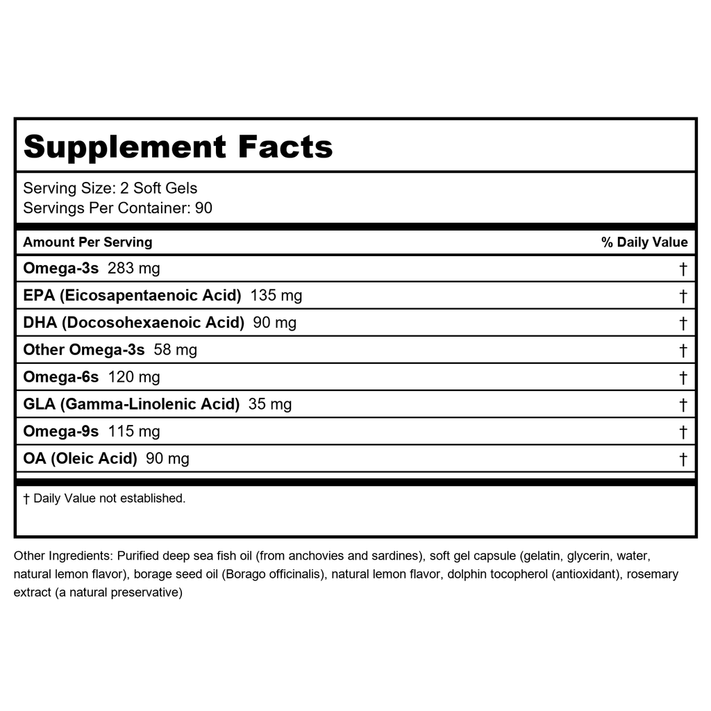 Nordic Naturals - Complete Omega Junior Lemon 500 mg. - 180 Chewable Softgels (formerly Omega-3.6.9 Junior)
