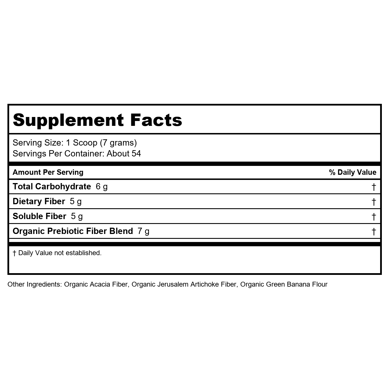 Hyperbiotics - 100% Food Based Prebiotic Powder - 13.23 oz.