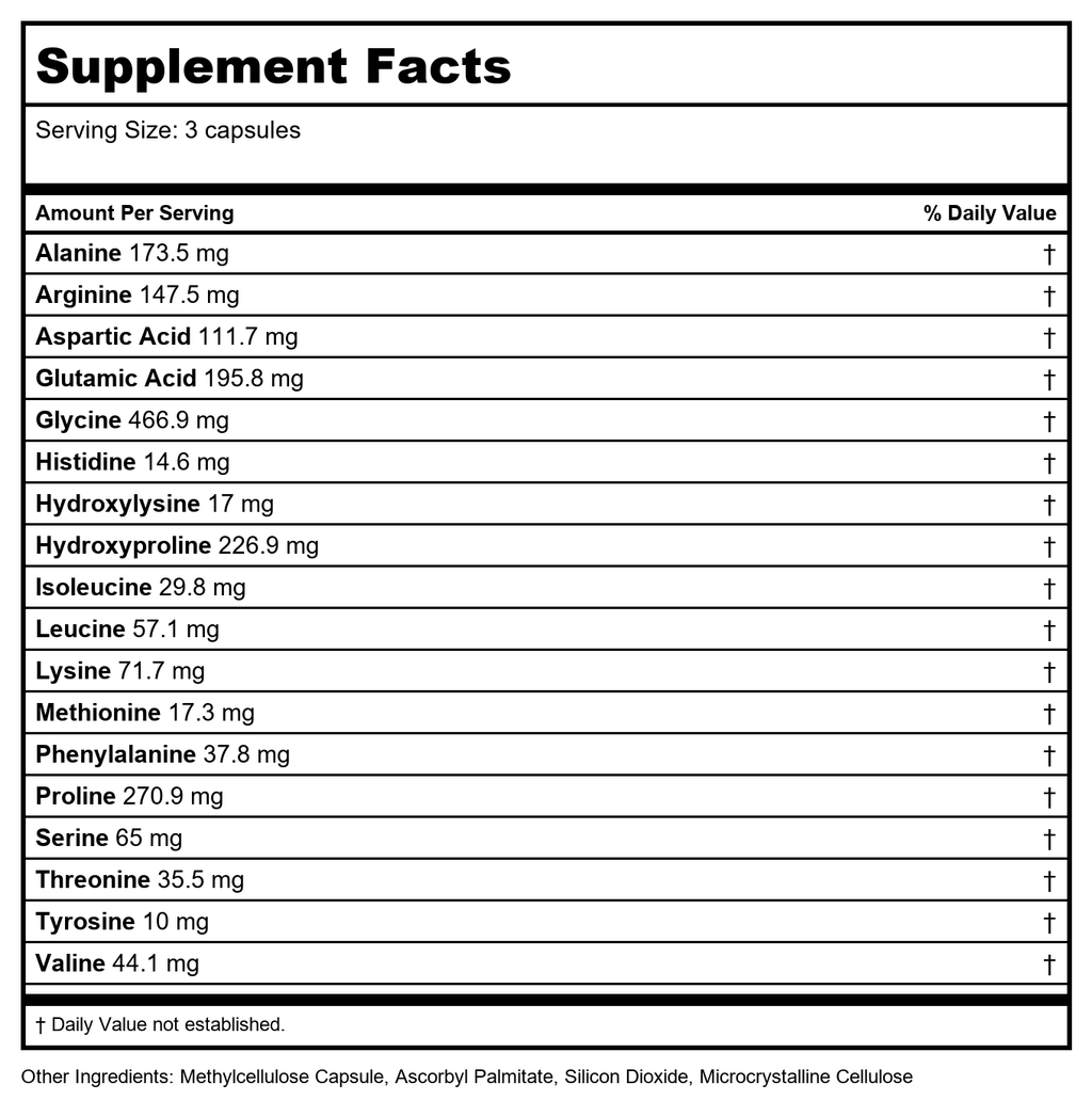 Codeage - Multi Collagen Type I, II, III, V and X Hydrolyzed Formula - 90 Capsules