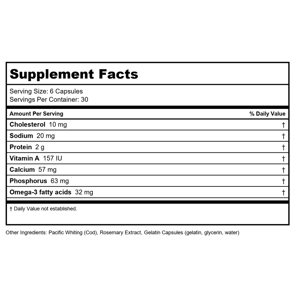 Proper Nutrition - Seacure Hydrolyzed White Fish 500 mg. - 180 Capsules