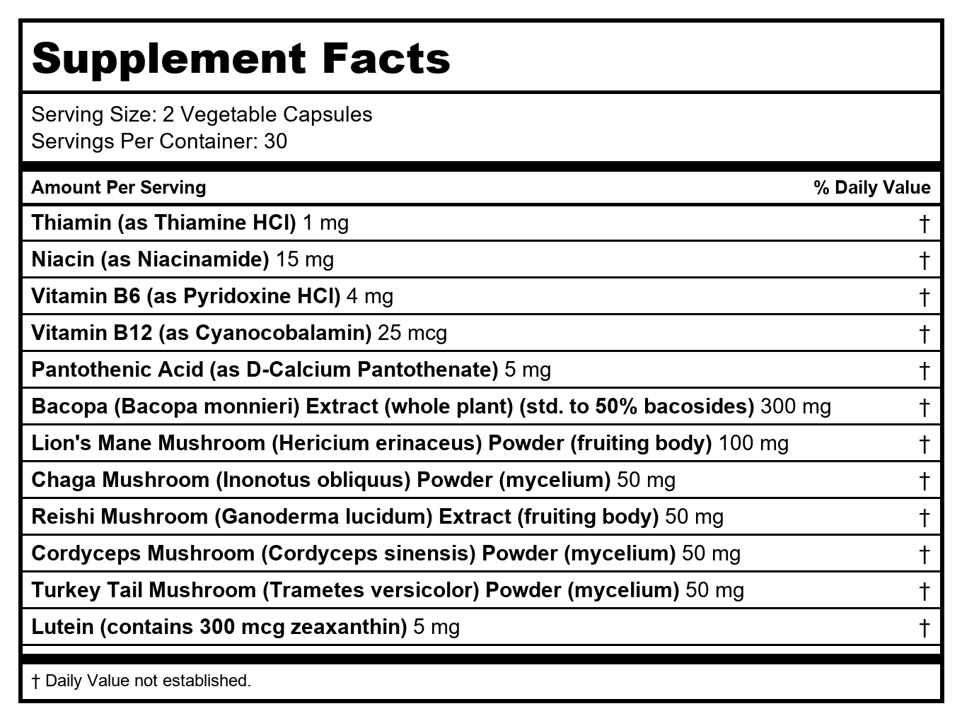 BetterBrand - Better Focus - 60 Vegetable Capsule(s)