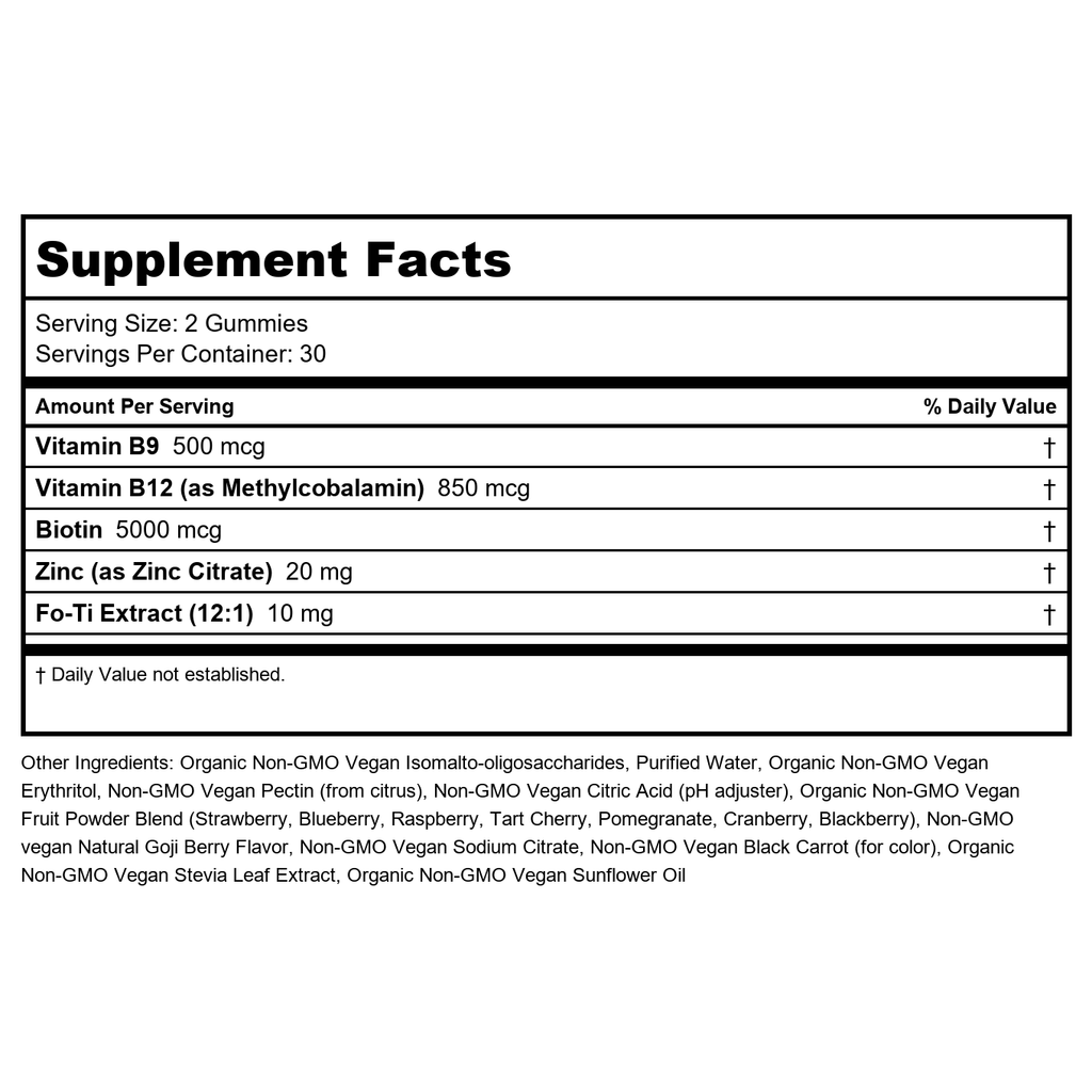 MaryRuth Organics - Biotin Gummies - 60 Gummies