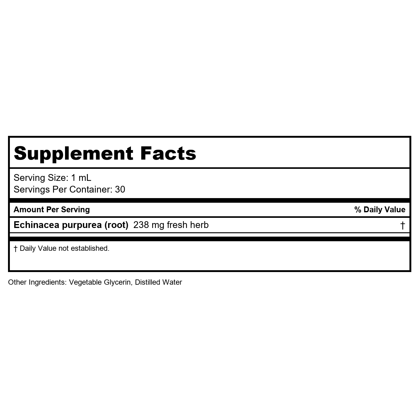 Herb Pharm Golden Echinacea Alcohol Free 1oz