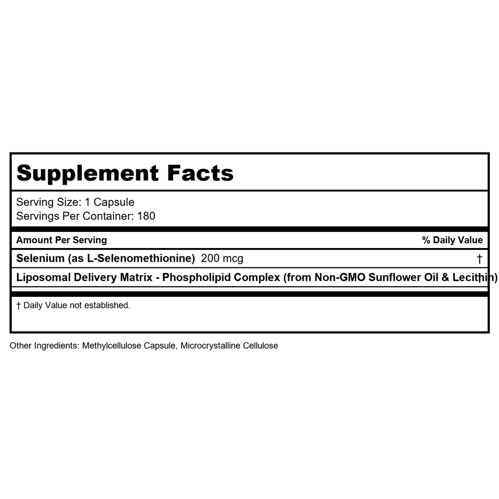Codeage - Liposomal Selenium - 180 Capsules