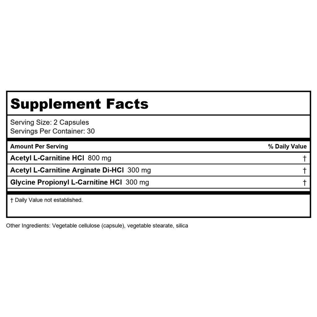 Life Extension Optimized Carnitine 60 Capsules
