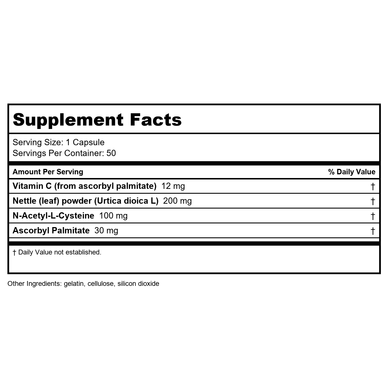 Ecological Formulas Pollenase 50 Capsules