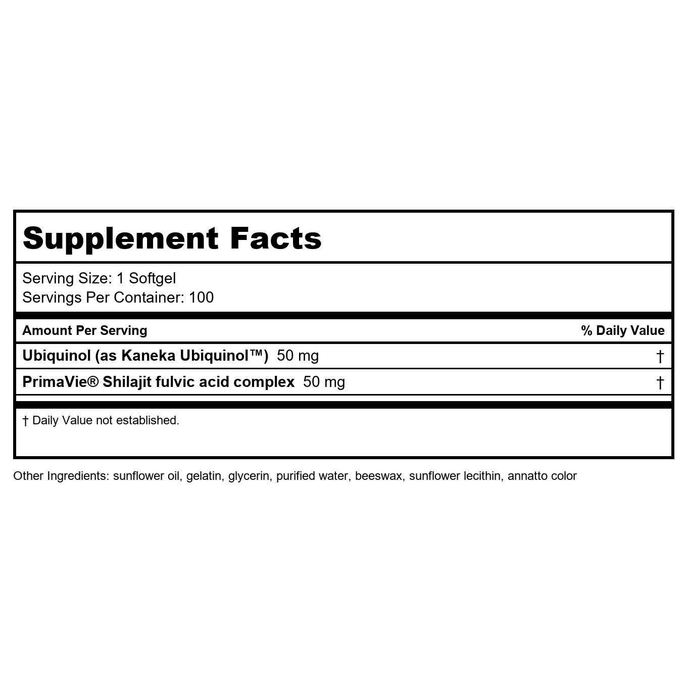 Life Extension Super Ubiquinol CoQ10 50mg with Enhanced Mitochondrial Support 100 Softgels