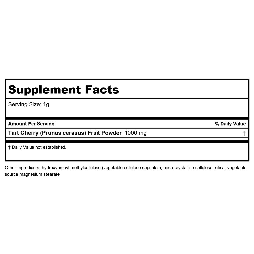 Euromedica Tart Cherry 120 Capsules