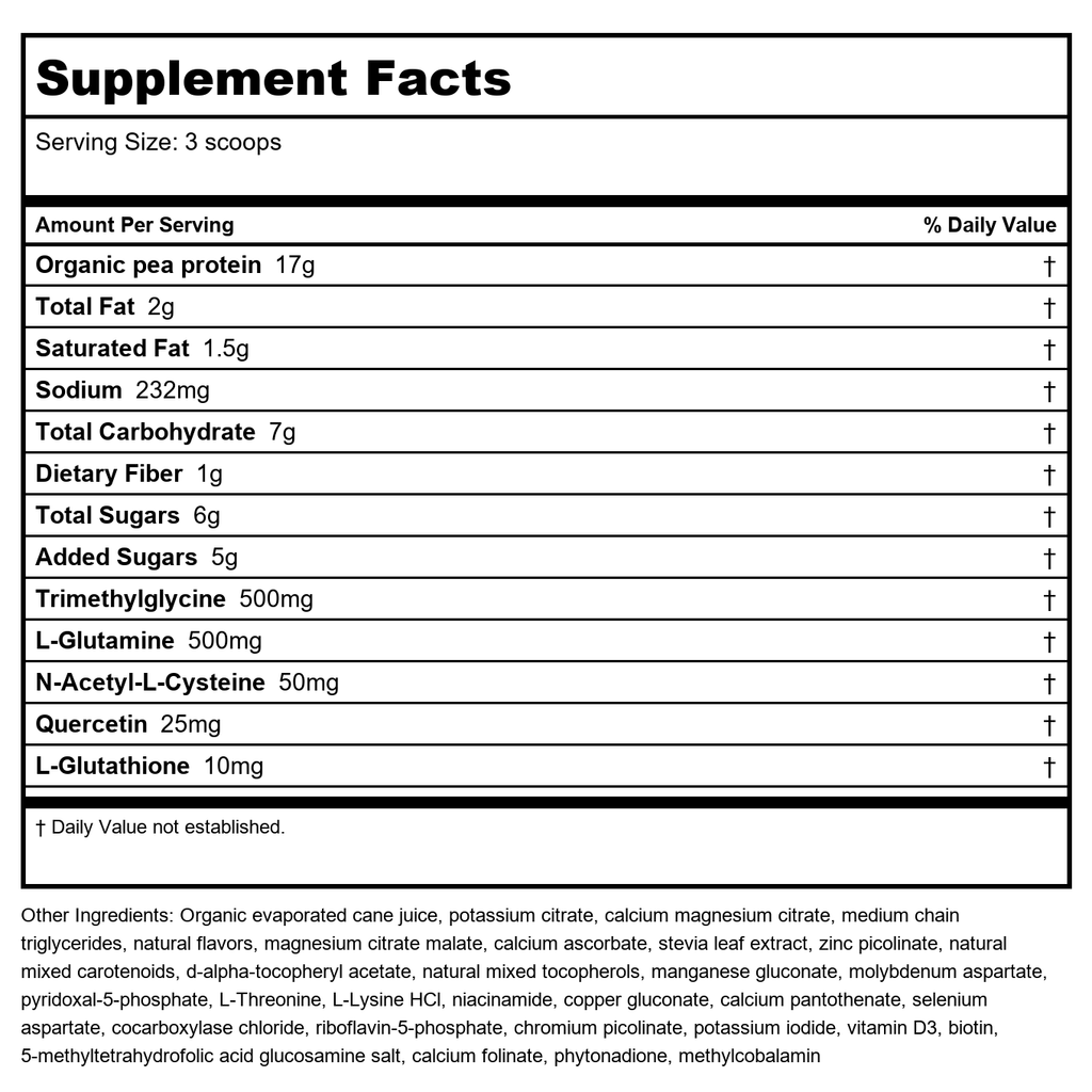 Biotics Research NutriClear Plus 1 Kit Pea Protein