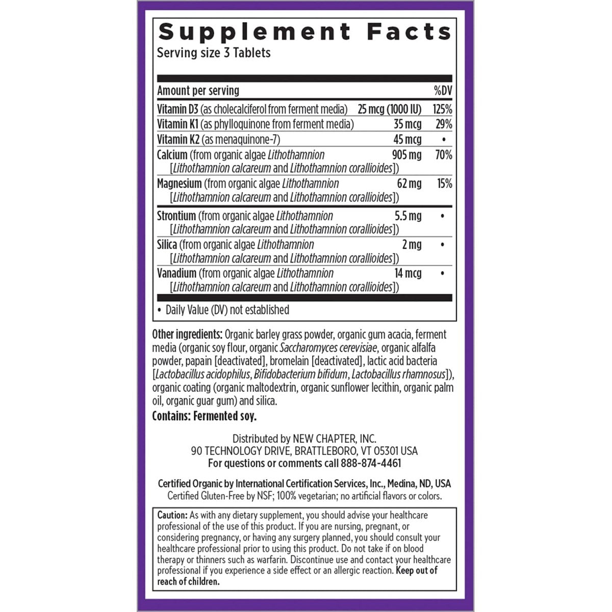 New Chapter Bone Strength Take Care 90 Slim Tablets