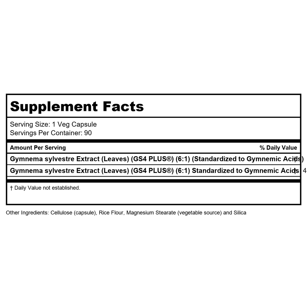 Lucky Herbs Gymnema Sylvestre 400 mg 90 Vcaps -