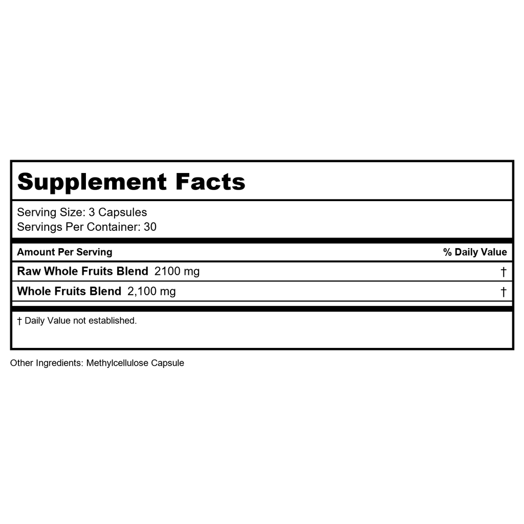 Codeage - Amen Super Fruits Complex Formula - 90 Vegetable Capsule(s)