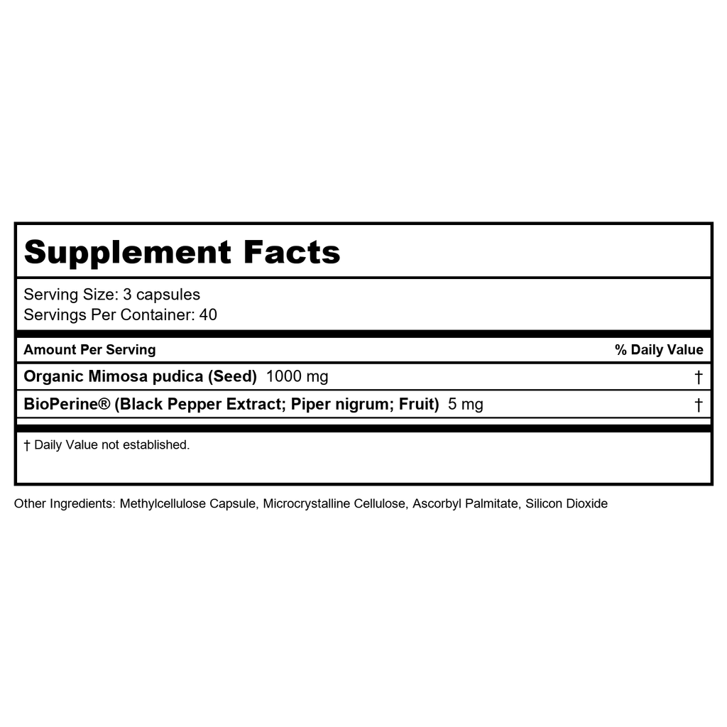Codeage - Mimosa Pudica Seed + Black Walnut, Cloves, Vidanga, Neem, BioPerine - 120 Capsules