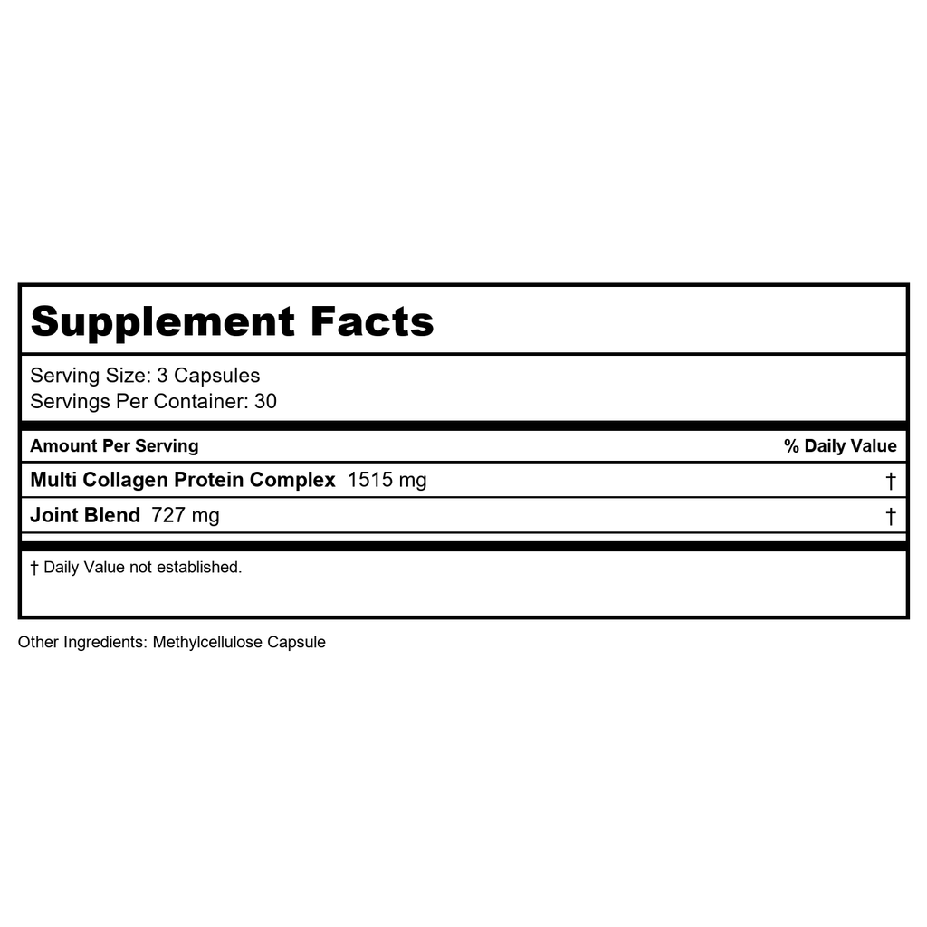 Codeage - Multi Collagen Protein + Joint Blend, Astaxanthin, Bromelain, Boswellia - 90 Capsules
