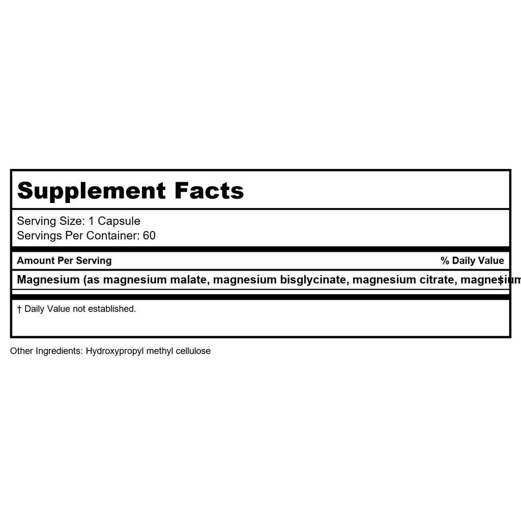 BioGena - 7-Salt Magnesium - 60 Capsules