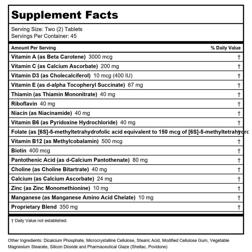Michael's Naturopathic Programs - Teen Girls Tabs Daily Multi Vitamin - 90 Vegetarian Tablets