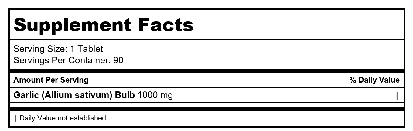 Natures Plus - Ultra Garlite Sustained Release 1000 mg. - 90 Tablets