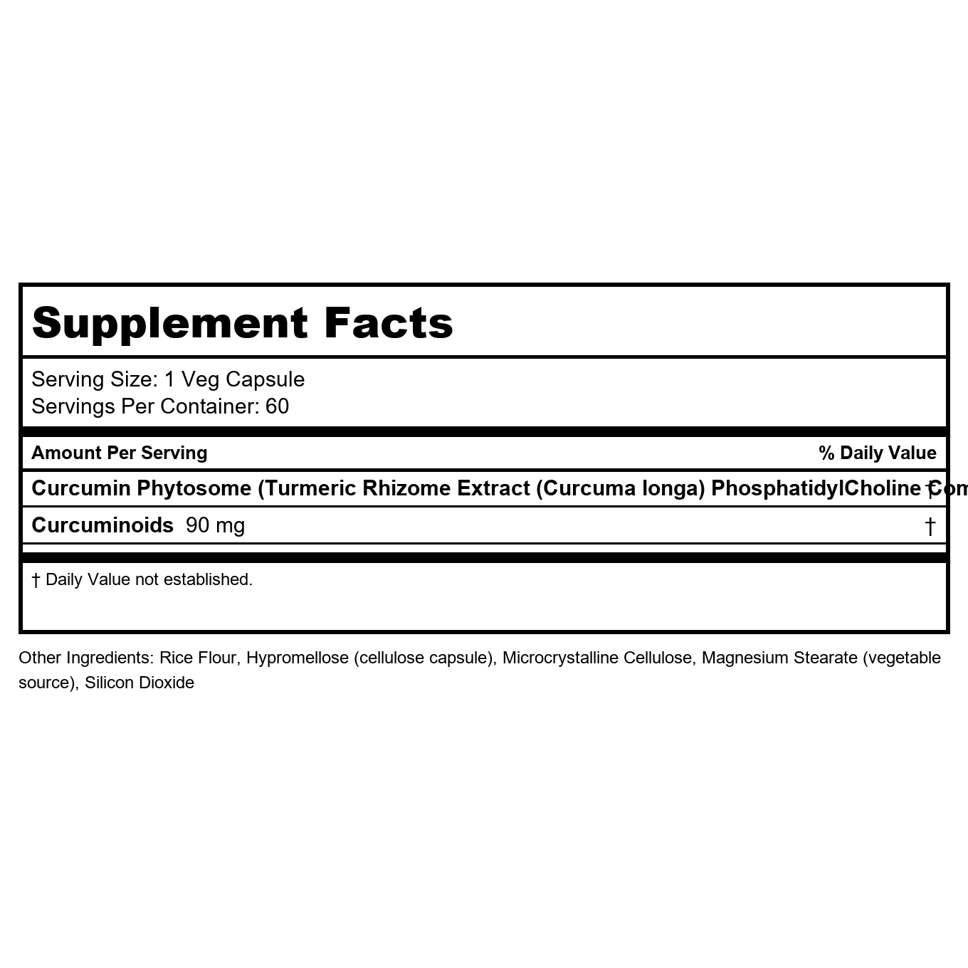 Now Foods Curcumin Phytosome 60 Vcaps - 4642 - 3 Pack