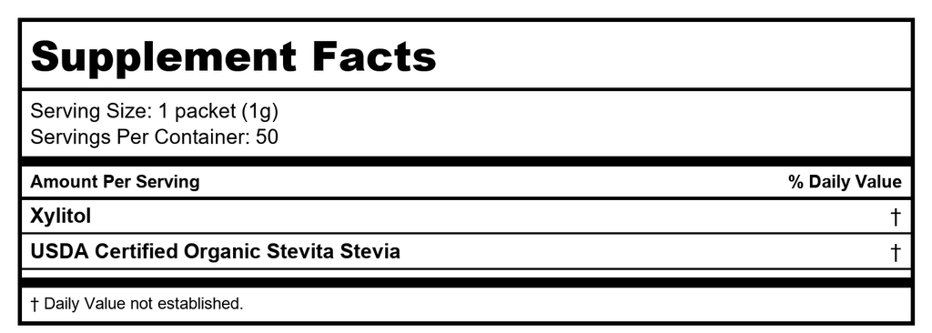 Stevita - Stevia Supreme Natural Sweetener Powder with Xylitol - 8 oz.