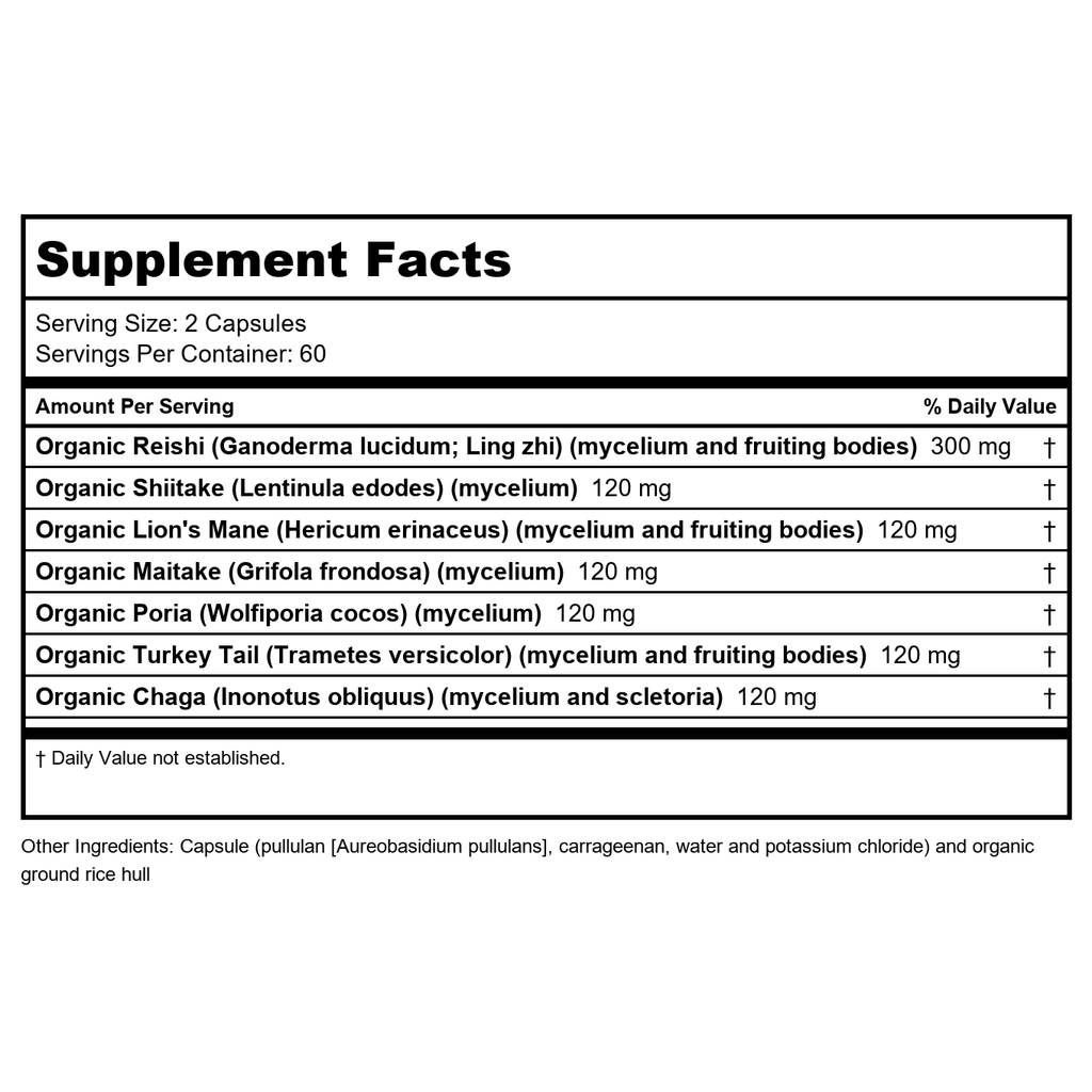 New Chapter - Immune Support Reishi & Shiitake Mushroom Blend - 120 Vegan Capsules