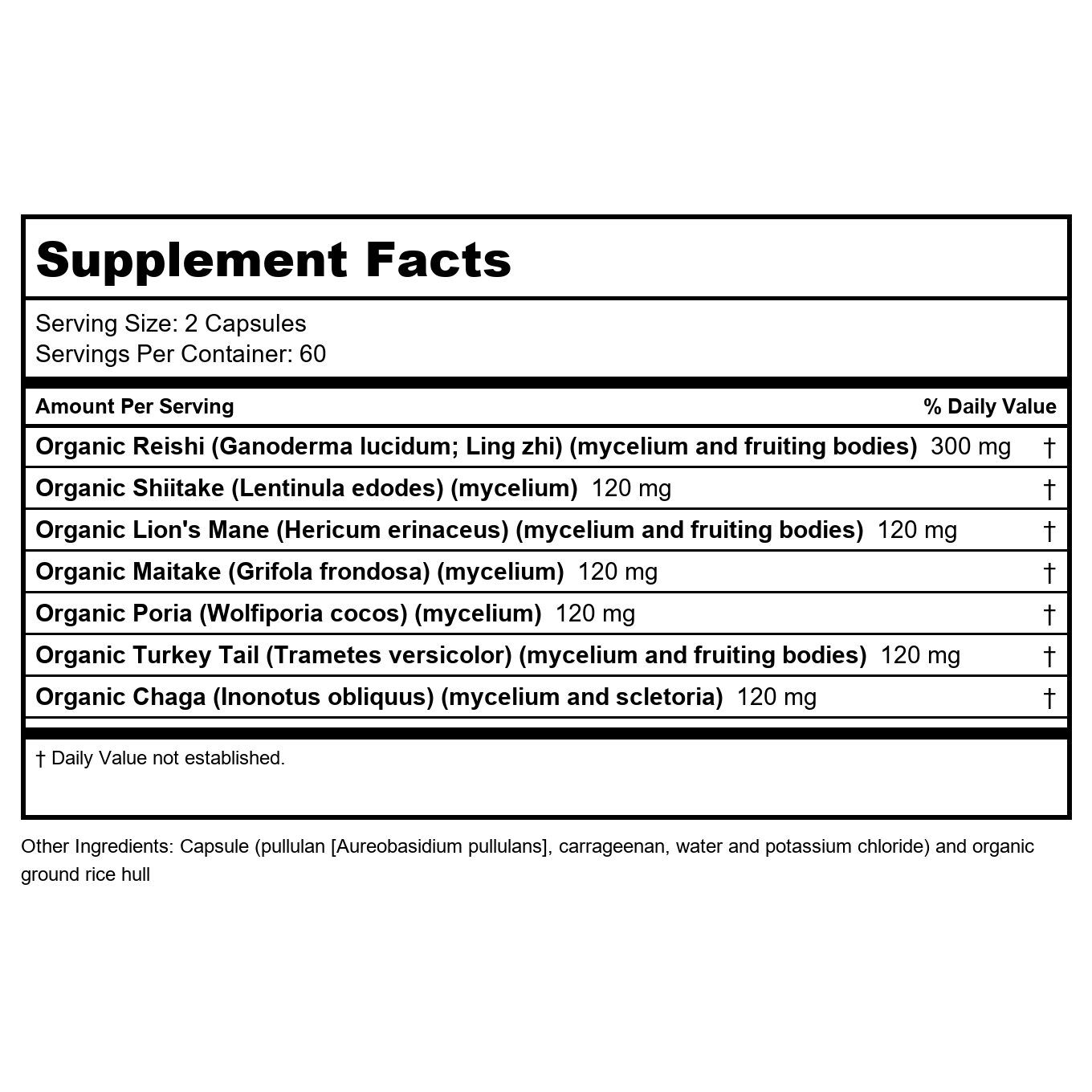 New Chapter - Immune Support Reishi & Shiitake Mushroom Blend - 120 Vegan Capsules