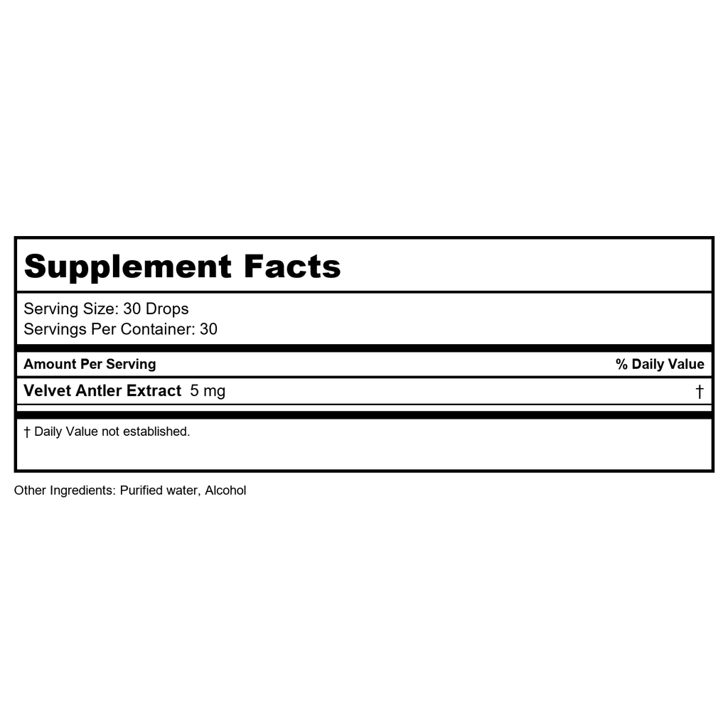Pure Solutions - Pure IGF Ultimate Concentrated Growth Factors Deer Velvet Antler Extract 19.25 mg. - 1 fl. oz.