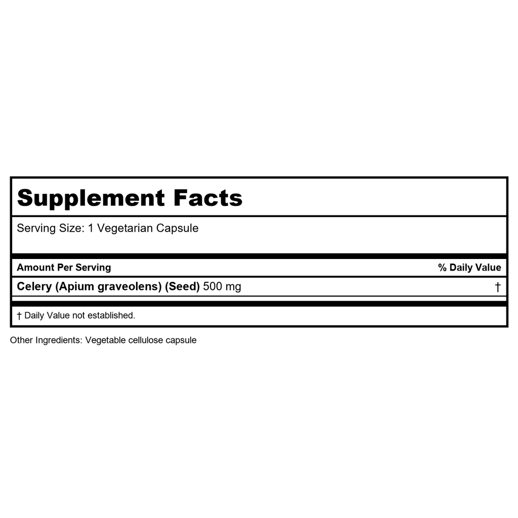 Nature's Life Celery Seed 100 Vcaps  PN 23271
