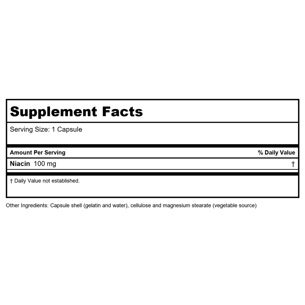 Biotics Research Niacin 100 150 Capsules