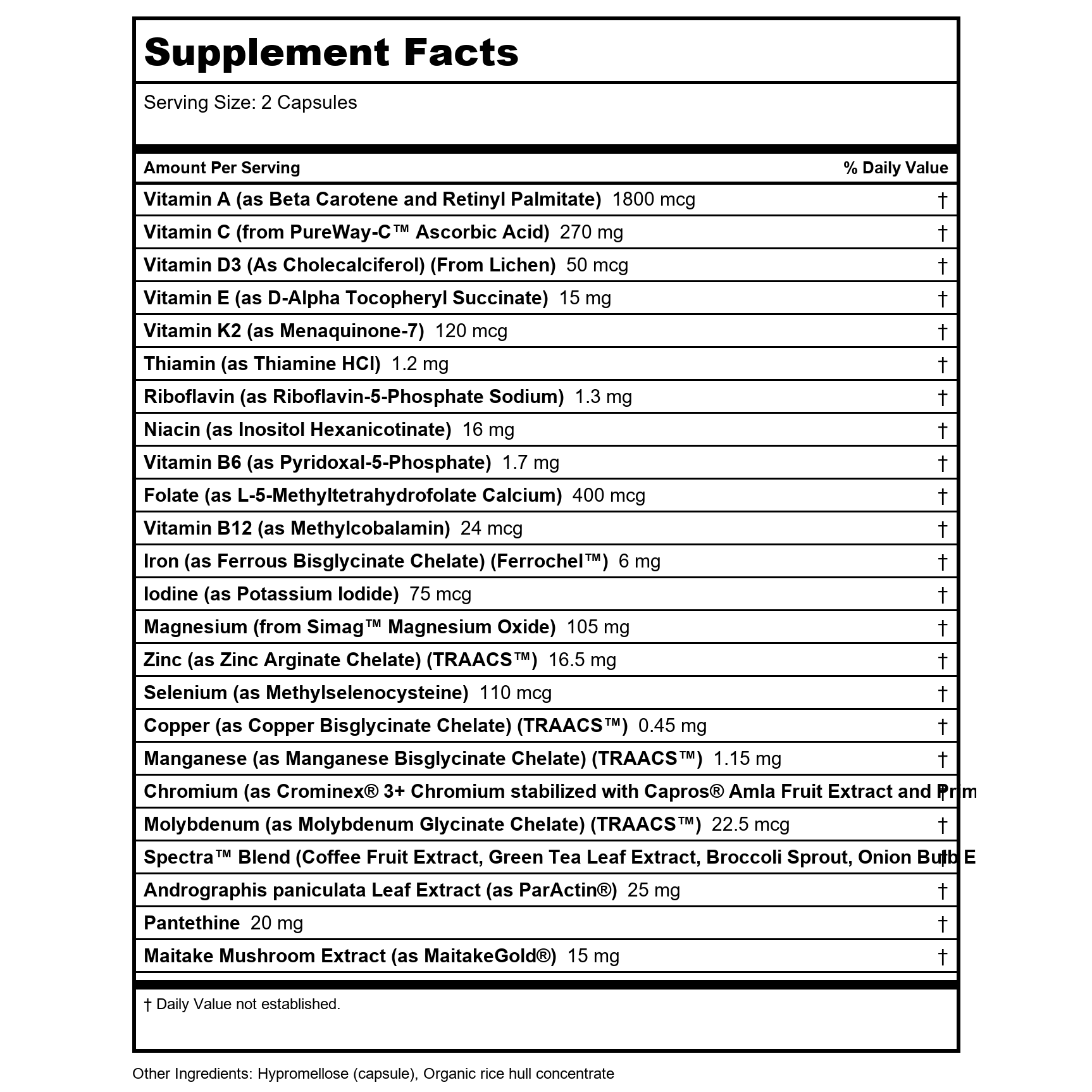 Zahler - Multivitamin Immune - 60 Capsules