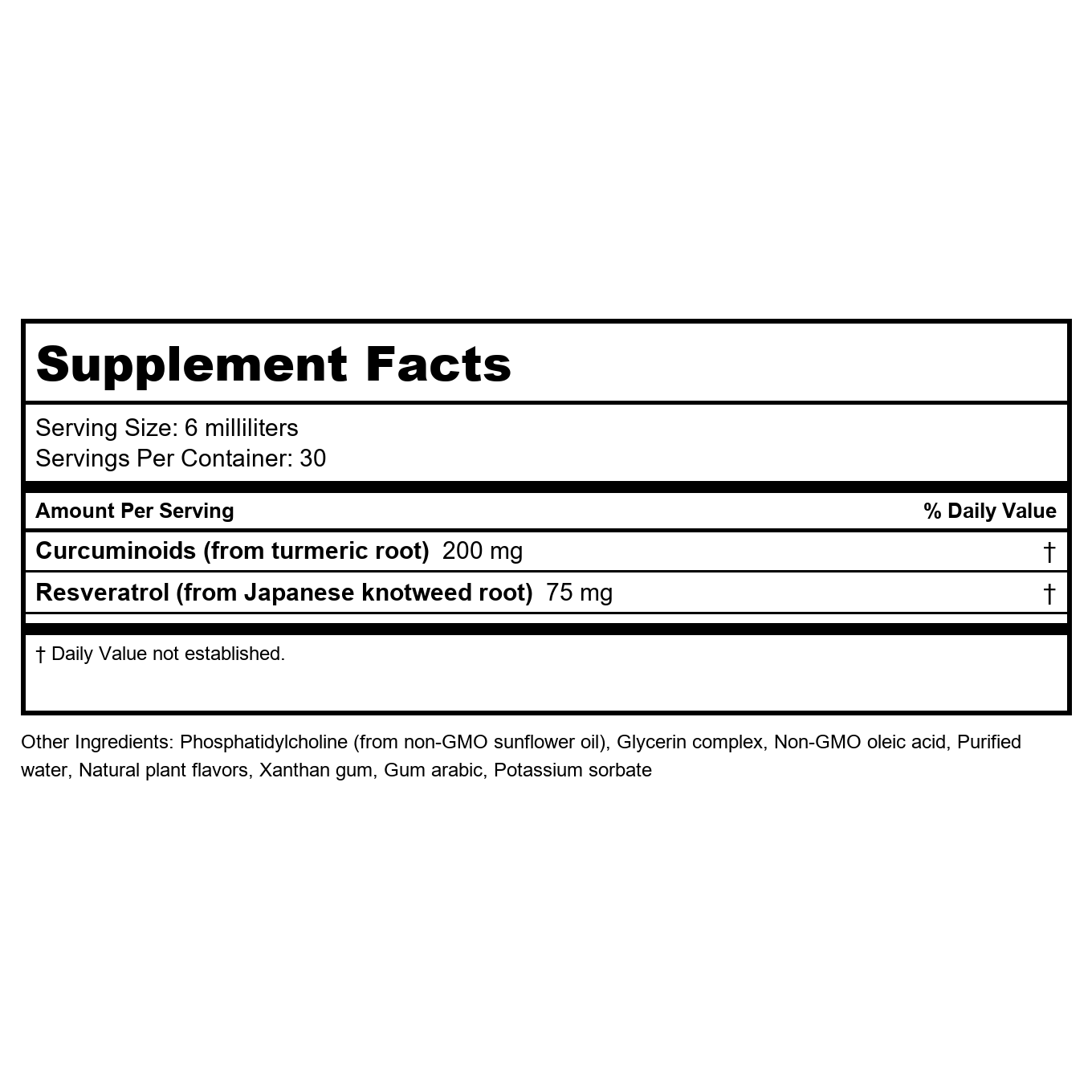 Empirical Labs - Liposomal Curcumin/Resveratrol - 6 oz.