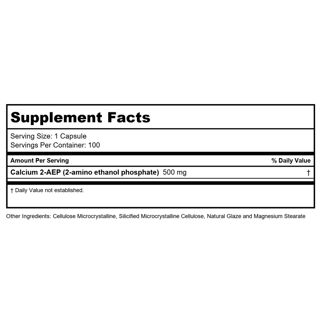 Advanced Research - 2-AEP Calcium - 100 Vegetable Capsule(s)