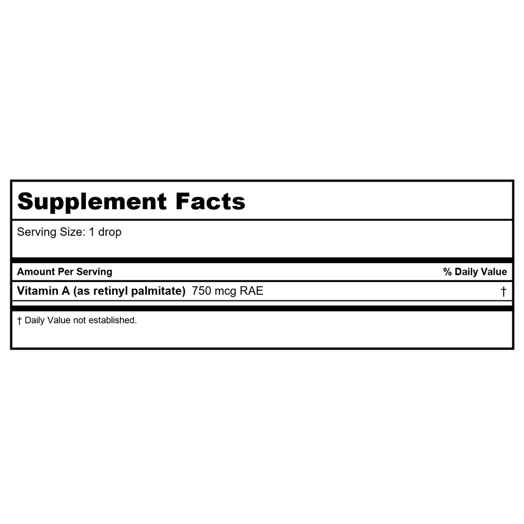 Seeking Health - Vitamin A Drops 1507 mcg. - 1 fl. oz.