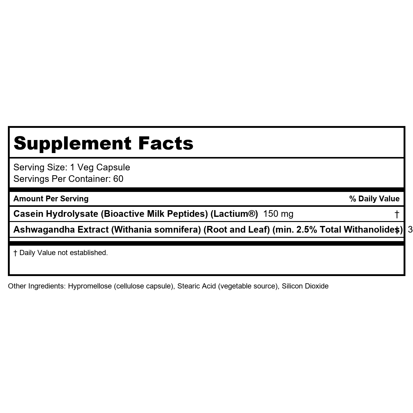 Now Foods Ashwagandha Stress Relief 60 Vcaps
