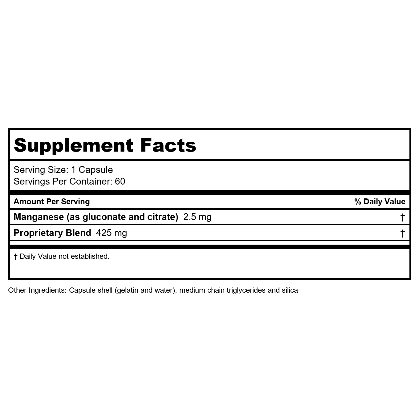 BodyBio Calm 60 Capsules